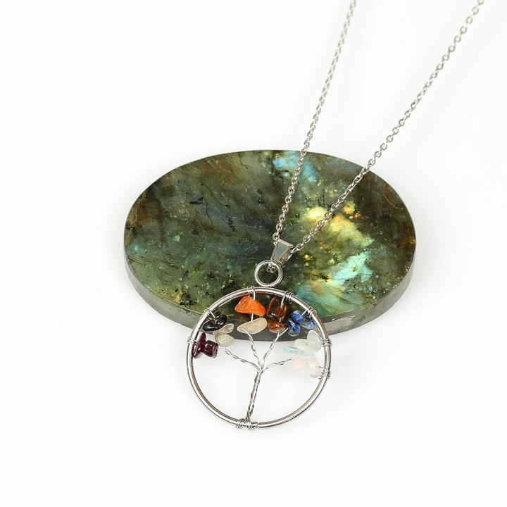 Boğa Burcu Hayat Ağacı Kolye Paslanmaz Çelik