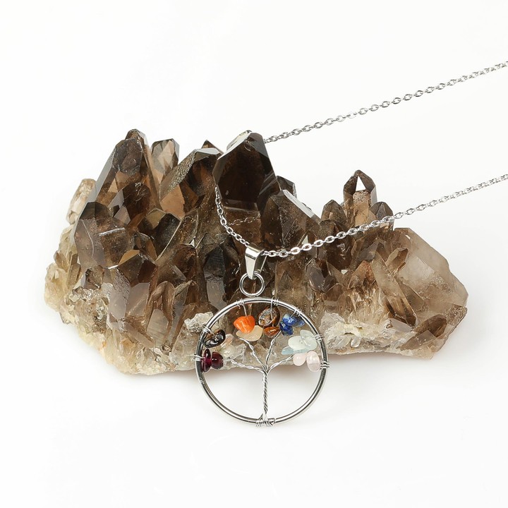 Boğa Burcu Hayat Ağacı Kolye Paslanmaz Çelik