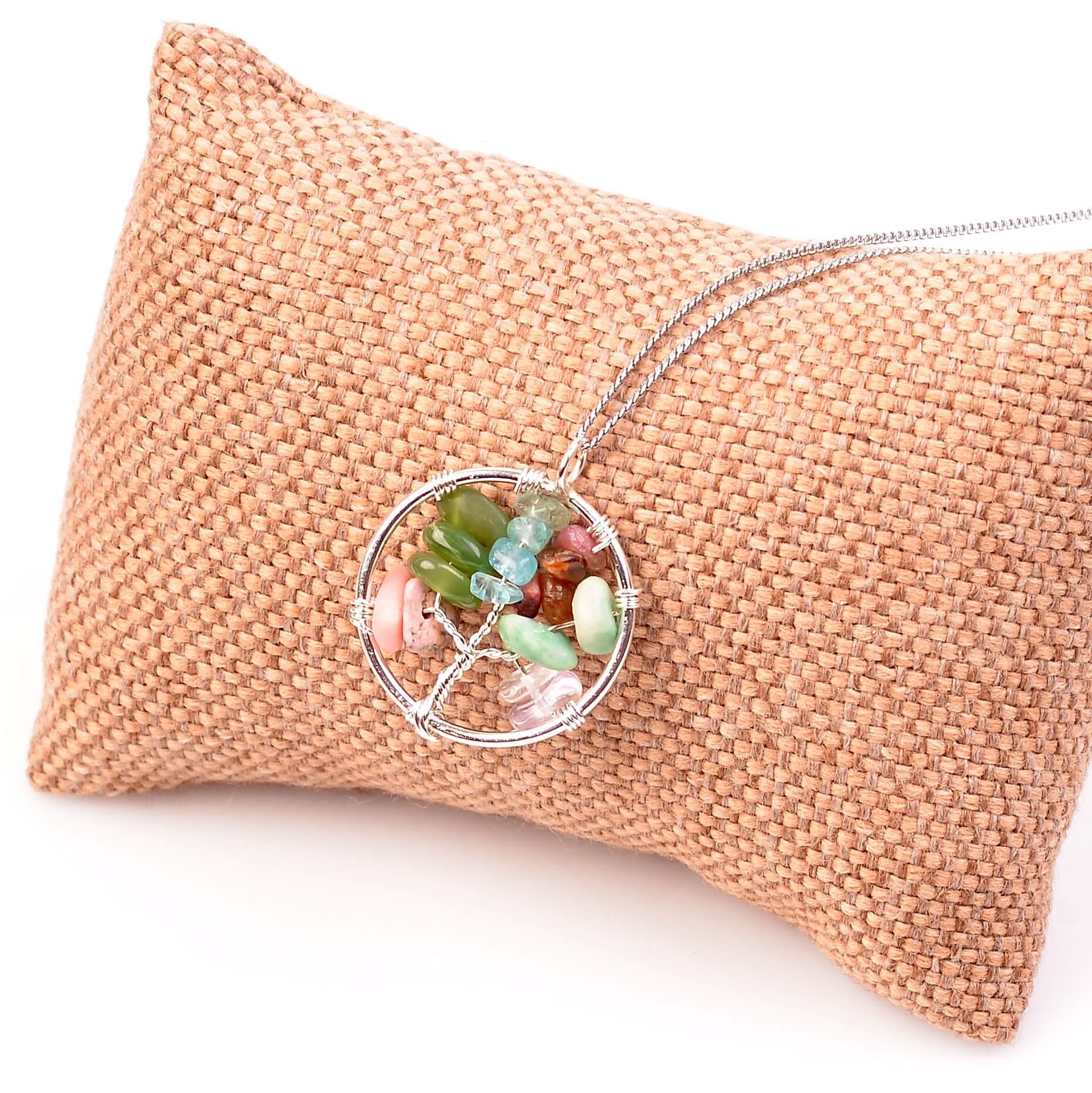 Boğa Burcu Taşlarından Necklace Kararmaz Chain