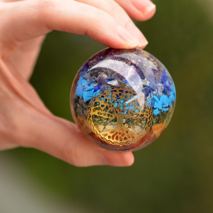 Çakra Taşlarından Orgonit Küre