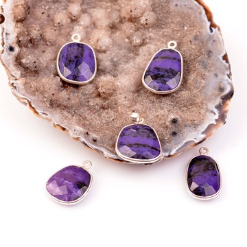 Çeroit Taşı Gümüş Kolye - 2