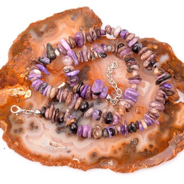 Çeroit Taşı Şekilsiz Kolye - 2