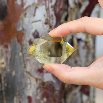 Çift Uçlu Limon Kuvars Taşı - Enerji Dengeleyici Kristal - 2