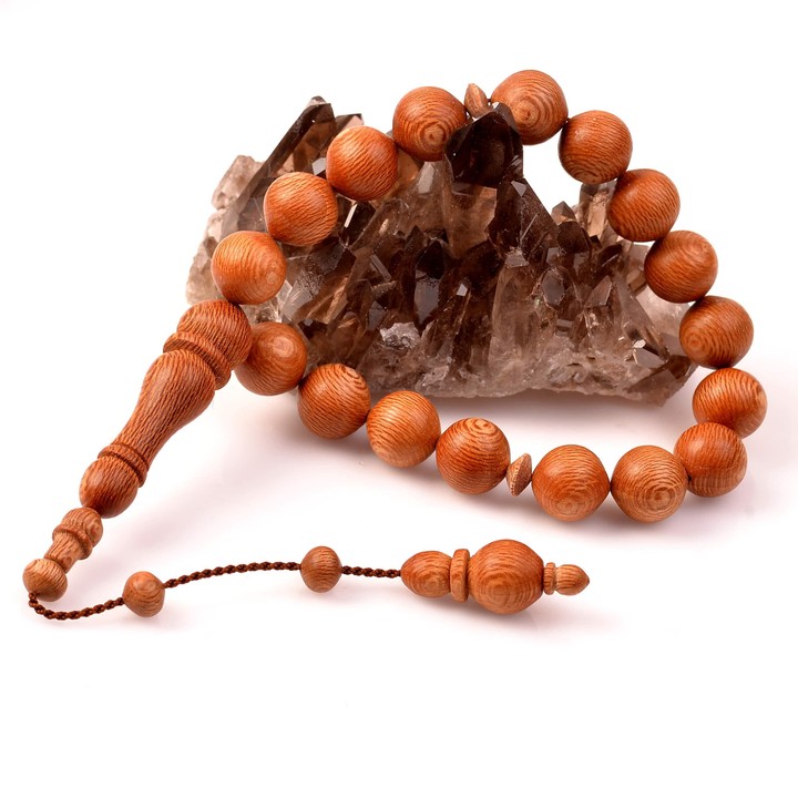 Çınar Ağacı Bilek Boy Tesbih - 14 mm Efe Tesbihi