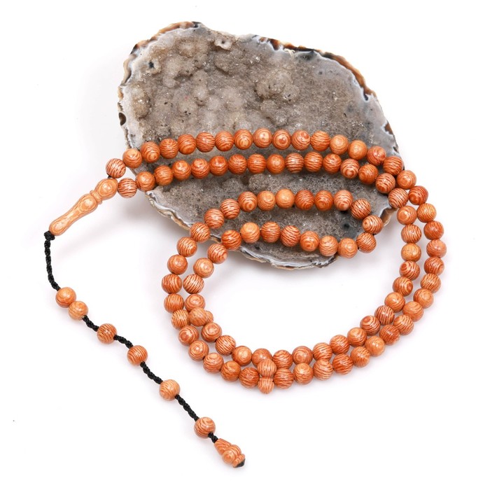 Çınar Ağacı Dua Tesbihi 7 mm - Sistemli - 2