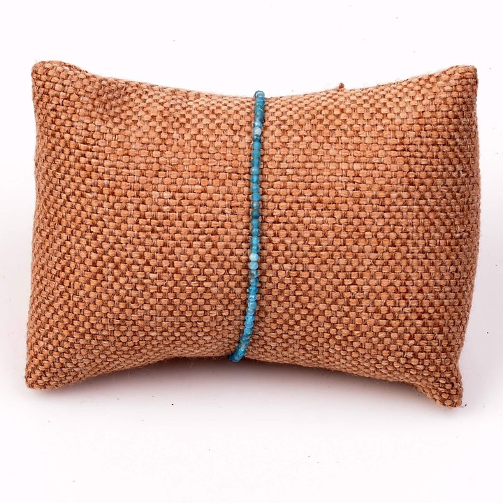 Çok İnce Apatit Taşı Gümüş Bileklik - 2 mm