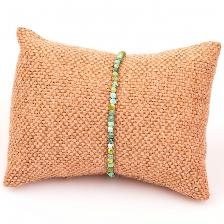 Çok İnce Boyasız Turkuaz Taşı Bileklik