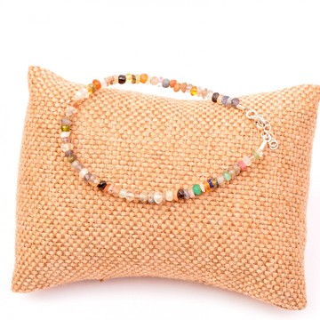 Very Slim Mixed Ankle Bracelet (4 mm) - 2