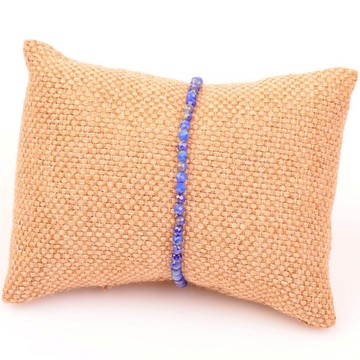 Çok İnce Lapis Lazuli Taşı Bileklik - 3,3 mm - 2