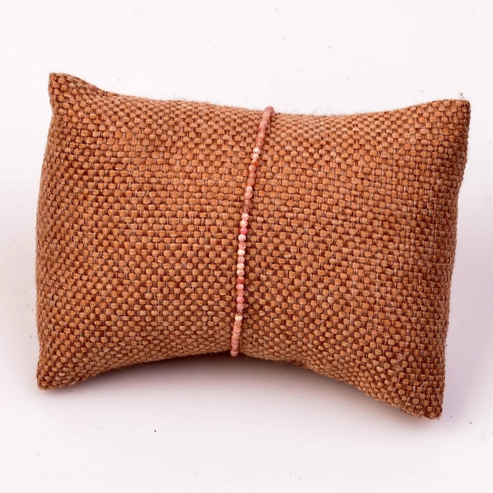 Çok İnce Rodokrozit Taşı Gümüş Bileklik