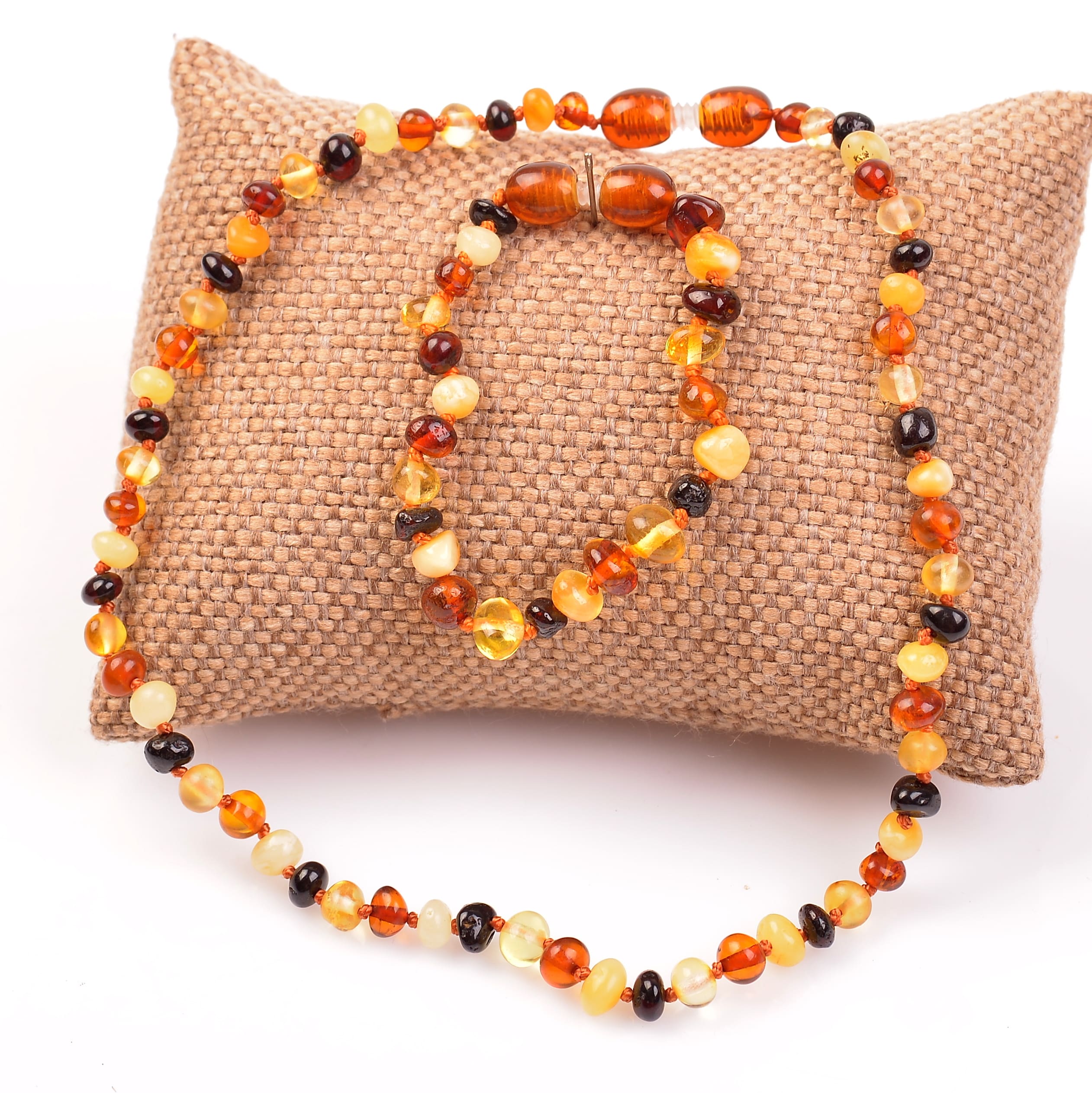 Drop Amber Baby Necklace Baby Bracelet Set Four Color Amber Certified Ürün
