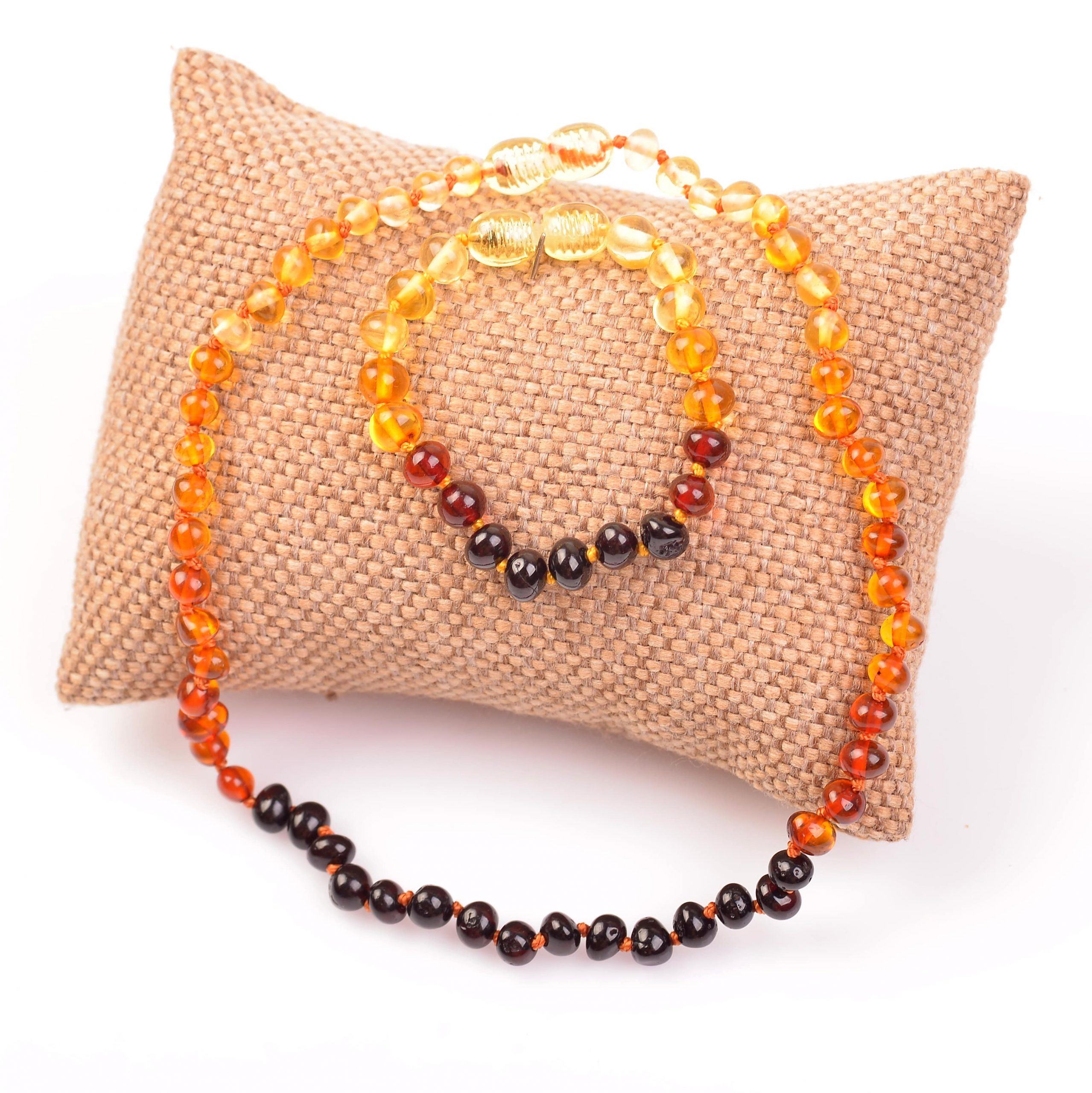 Drop Amber Baby Necklace Baby Bracelet Set Certified Ürün