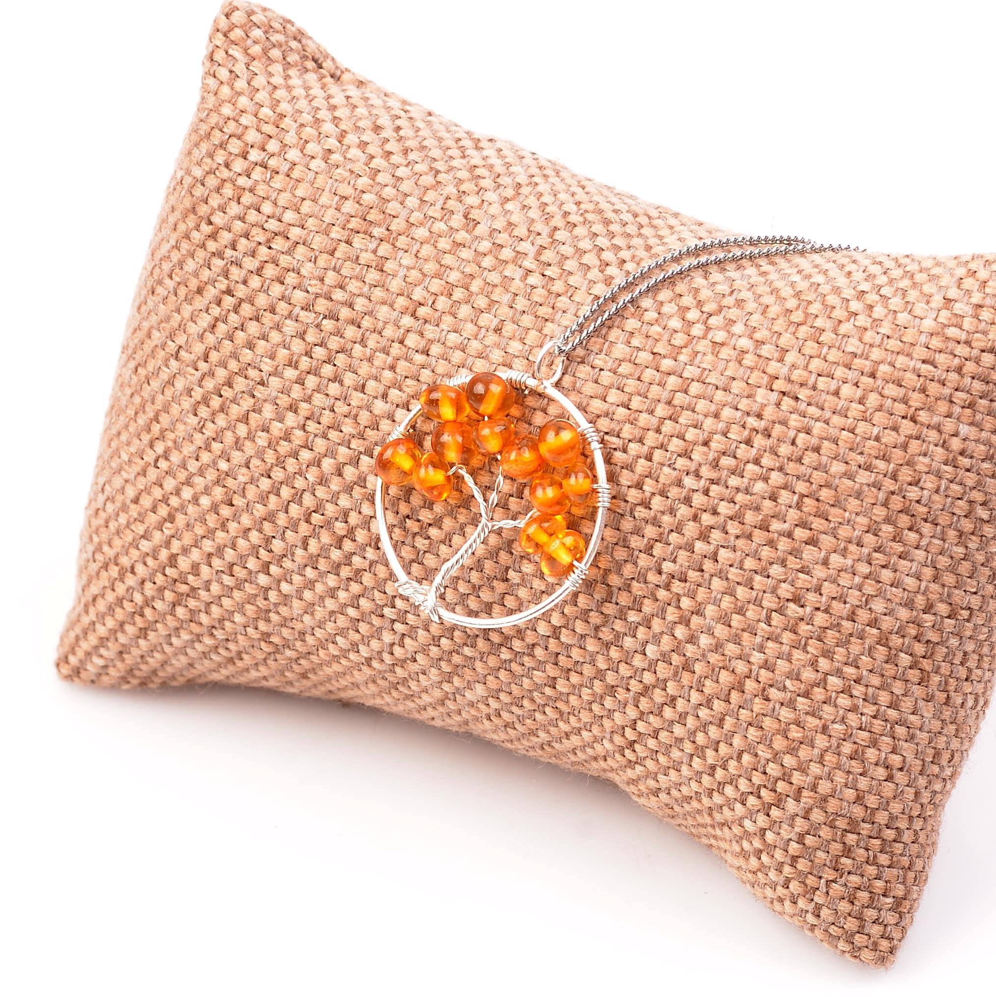 Drop Amber Necklace Hayat Tree