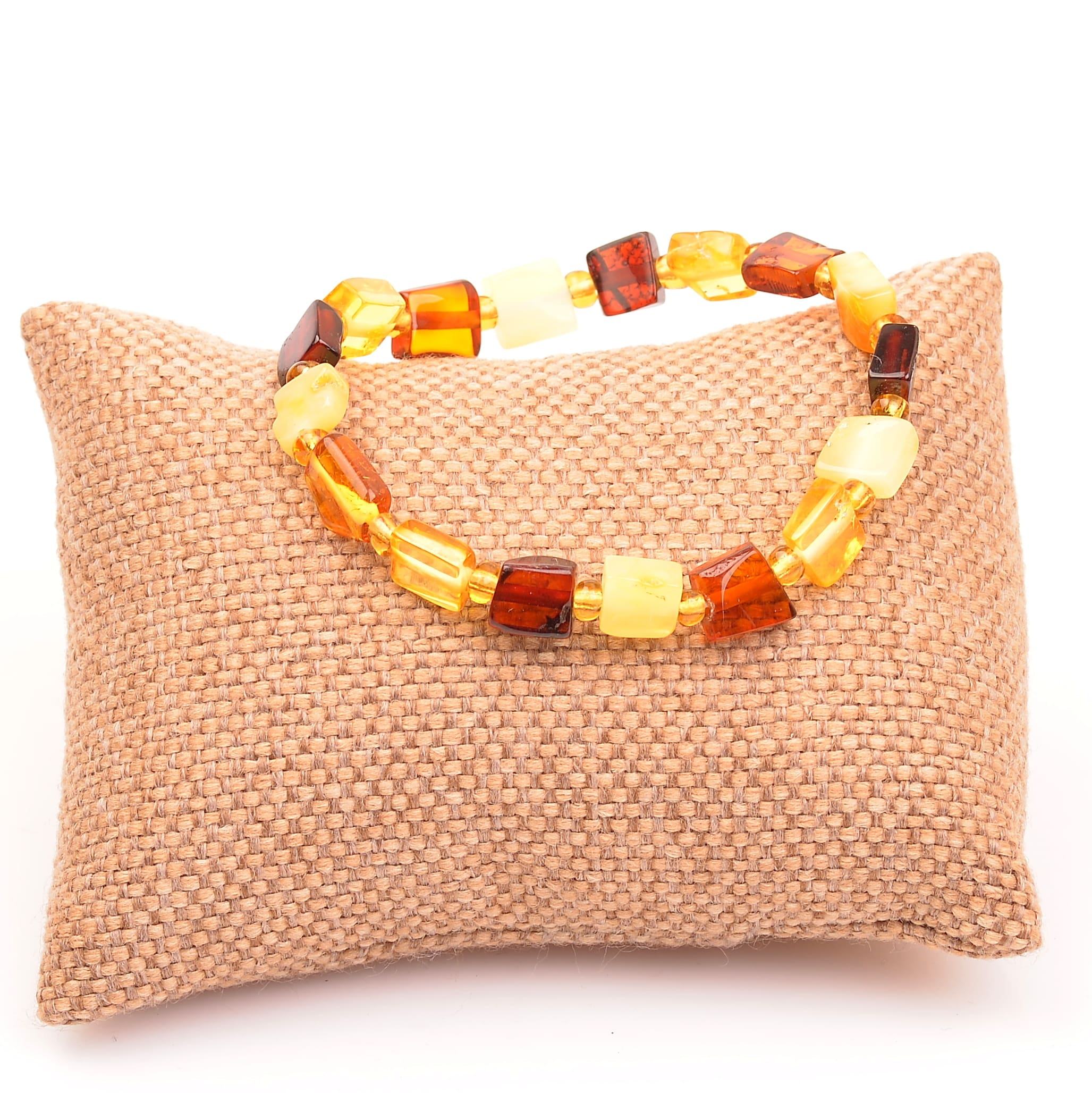 Drop Amber Şekilsiz Bracelet Certified Ürün