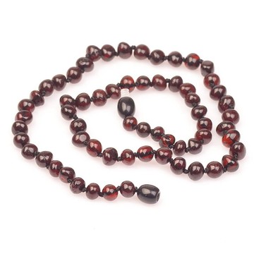 Damla Kehribar Yetişkin Kolyesi - Serifikalı Ürün - 2