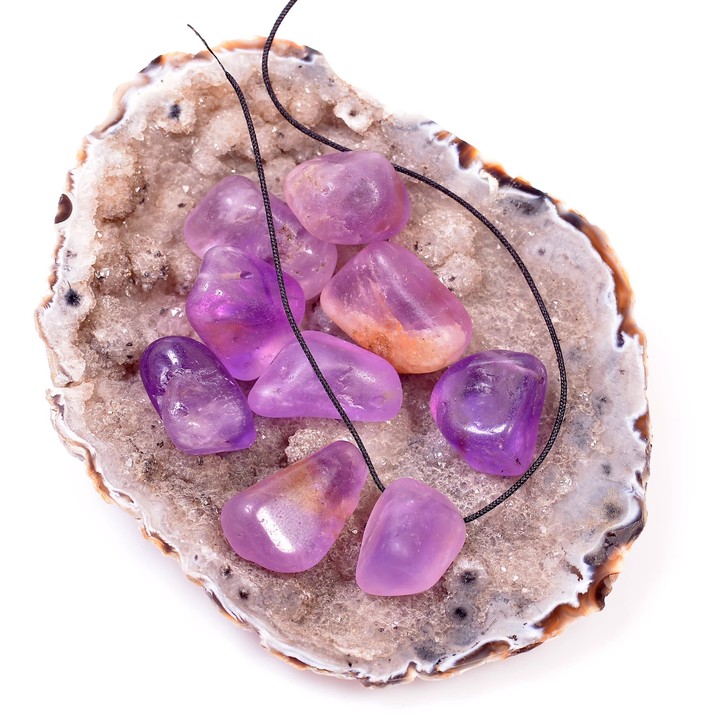 Delikli Ametrin Taşı - Küçük Boy