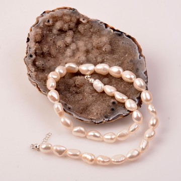 Gümüş İnci Kolye - Sakız İncisi - 2