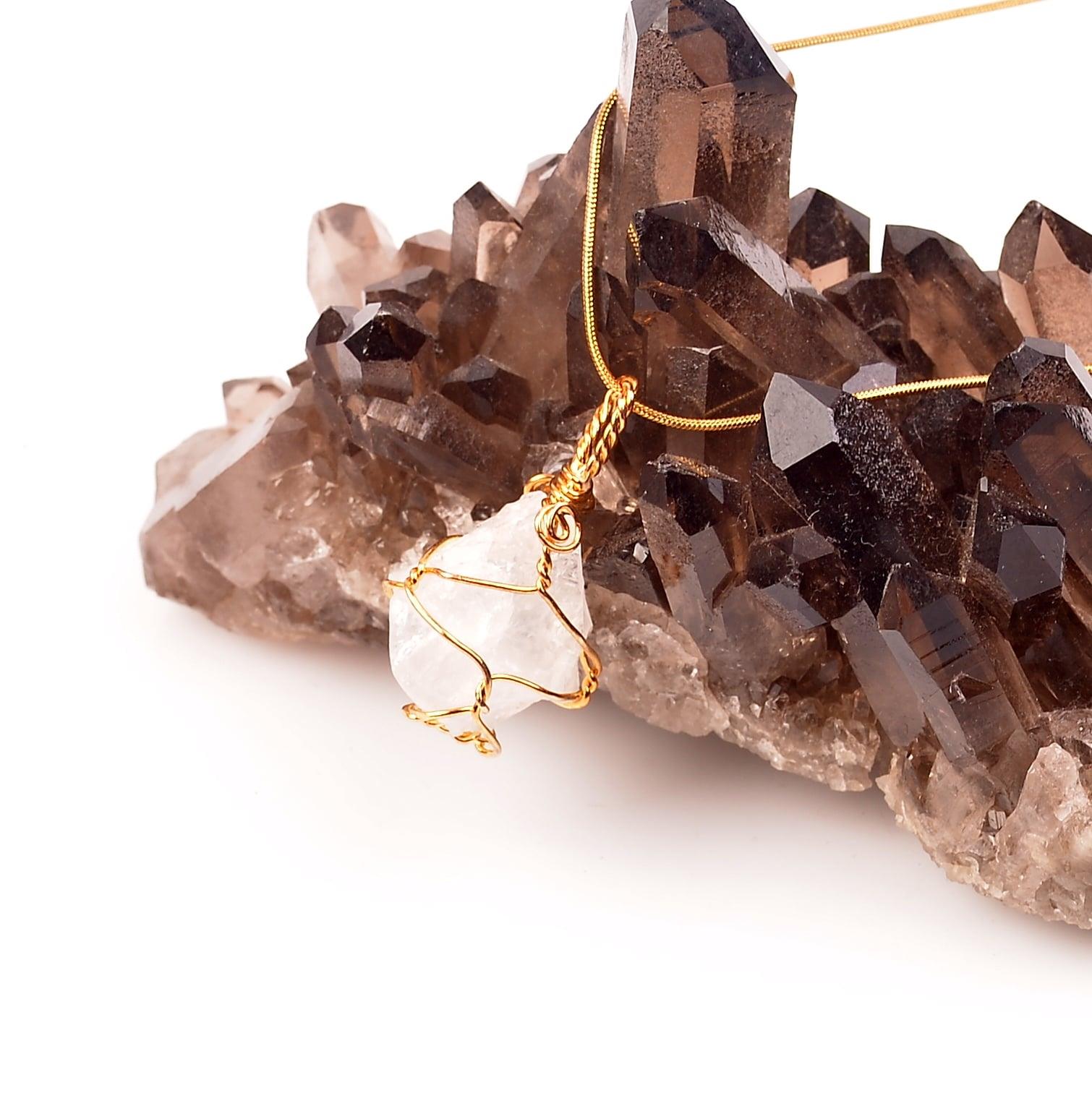 Ham Moonstone Necklace Gold Colored