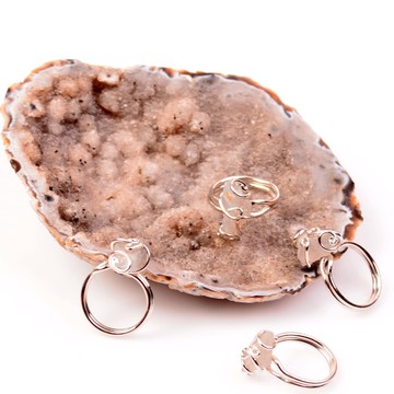 Ham Labradorit Taşı Yüzük - Ayarlamalı - 2