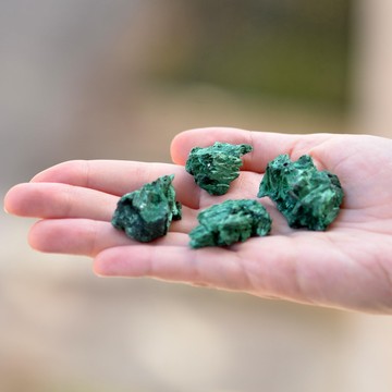 Ham Malahit Taşı Kütle - Malakit Taşı ( Kadife Malahit ) - 2