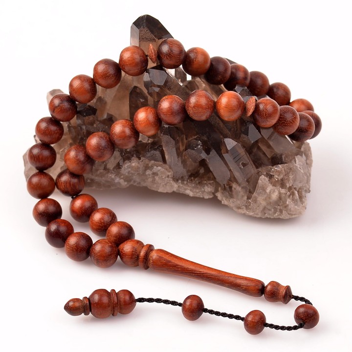 Harnup Ağacı Tesbih - 9,5 mm  / Keçi Boynuzu Ağacı - 2