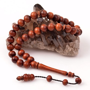 Harnup Ağacı Tesbih - 9,5 mm  / Keçi Boynuzu Ağacı - 2