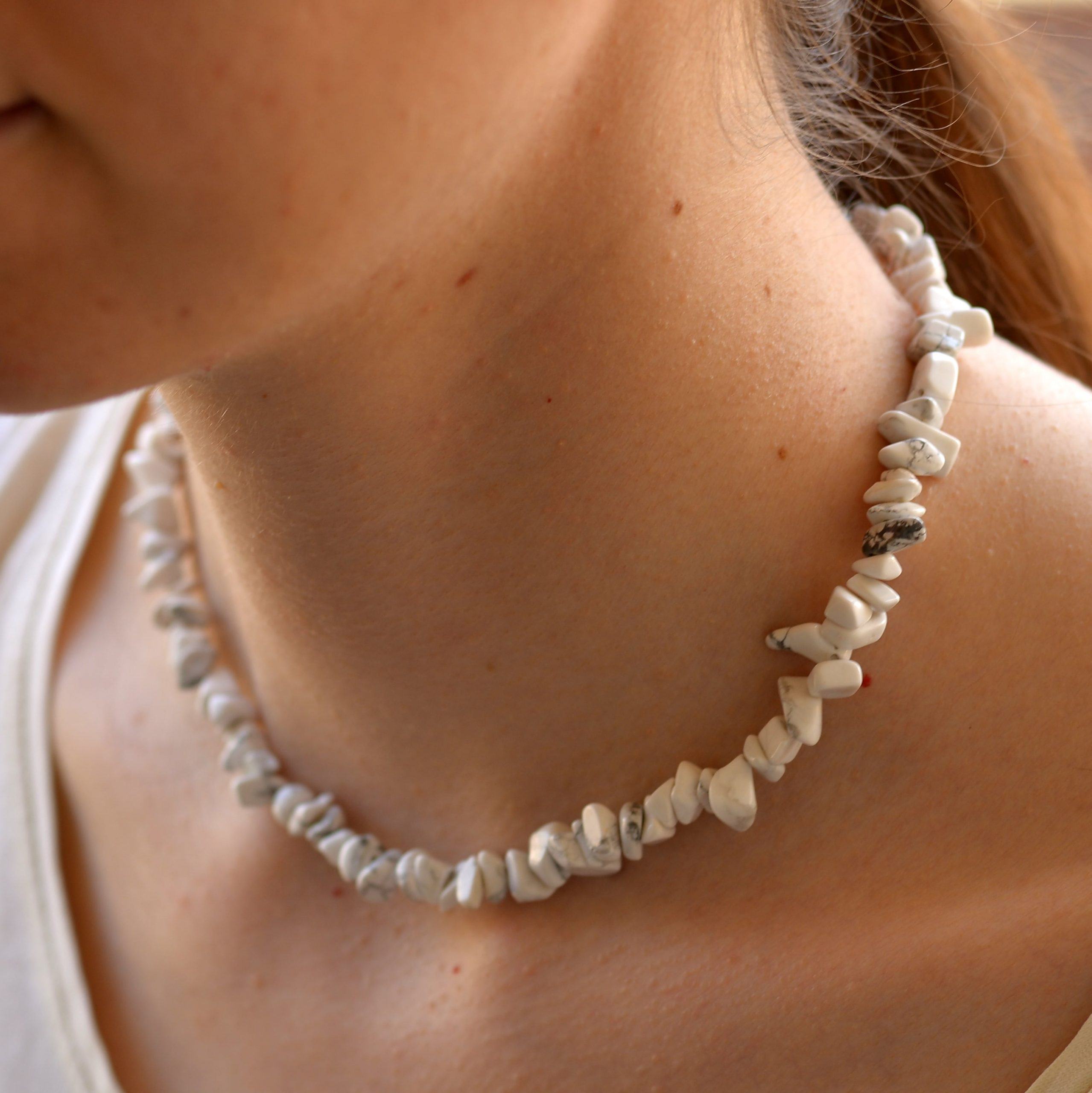 Havlit Stone Şekilsiz Necklace