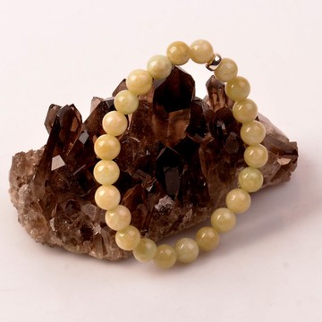 Heliodor Taşı Bileklik - 8 mm - 2