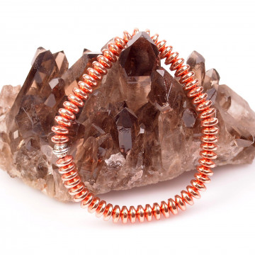 Hematit Taşı Bileklik - Rose Renkli - 2