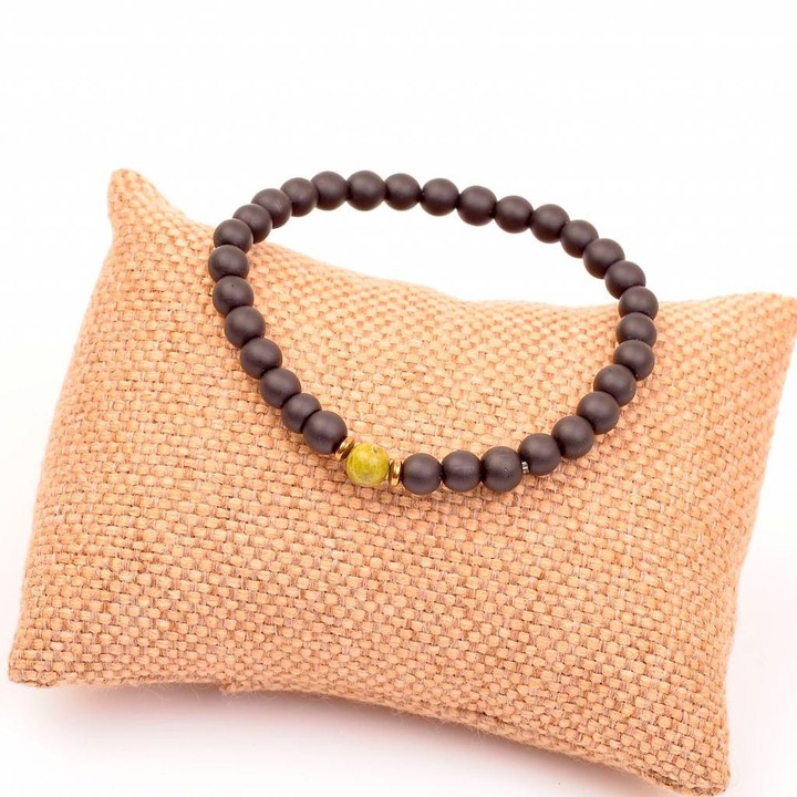 İki Adet Doğal Taş Bileklik - Sevgili Bilekliği