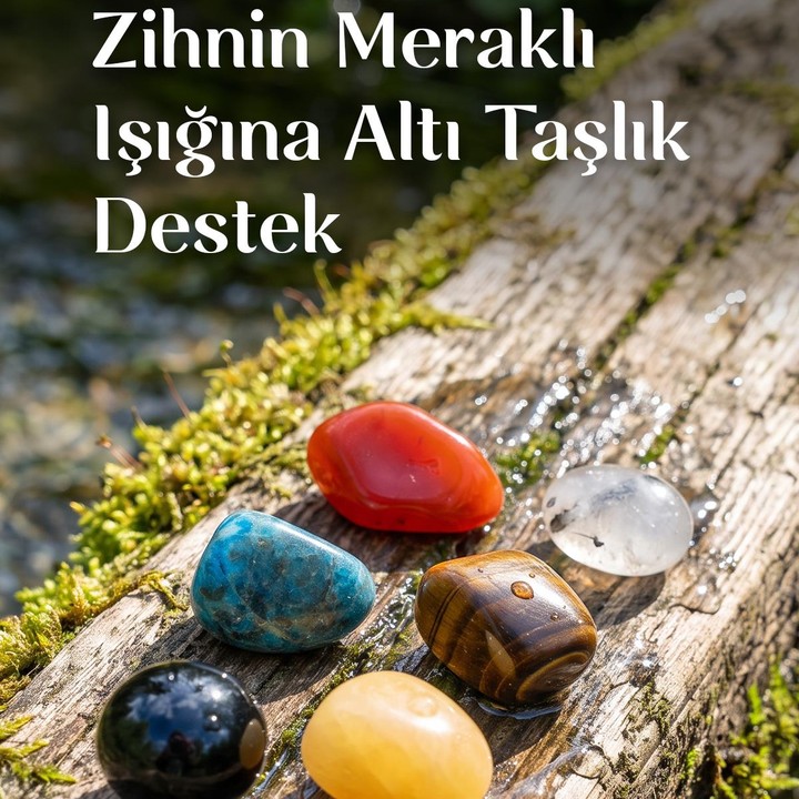 İkizler Burcu Doğal Taş Seti – Karton Kutulu