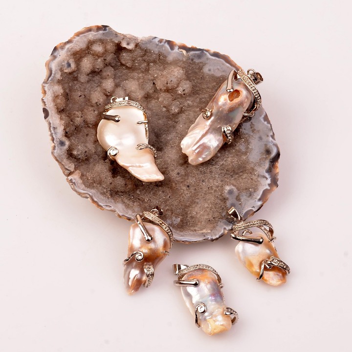 İnci Kolye - Kafesli