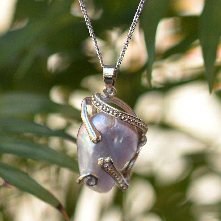 İnci Kolye - Kafesli