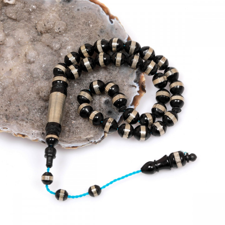 İşlemeli Kuka Tesbih - 8 mm - 1