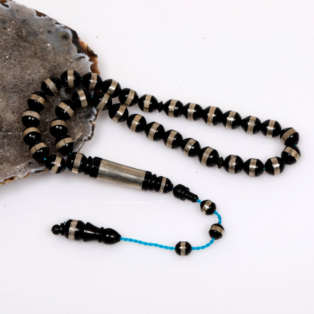 İşlemeli Kuka Tesbih - 8 mm