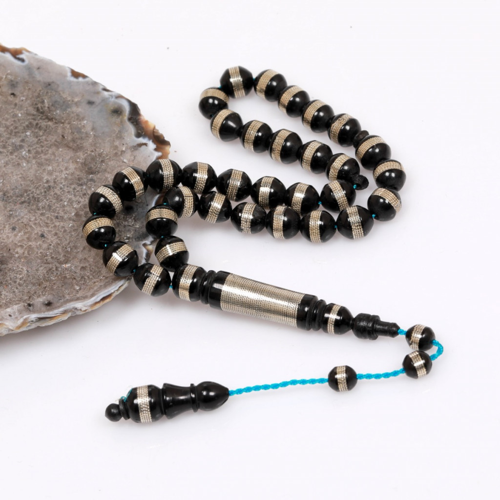 İşlemeli Kuka Tesbih - 8 mm