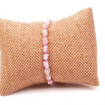 İşlenmemiş Kunzit Taşı Bileklik - 2