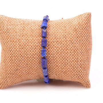 İşlenmemiş Lapis Lazuli Taşı Bileklik - 2