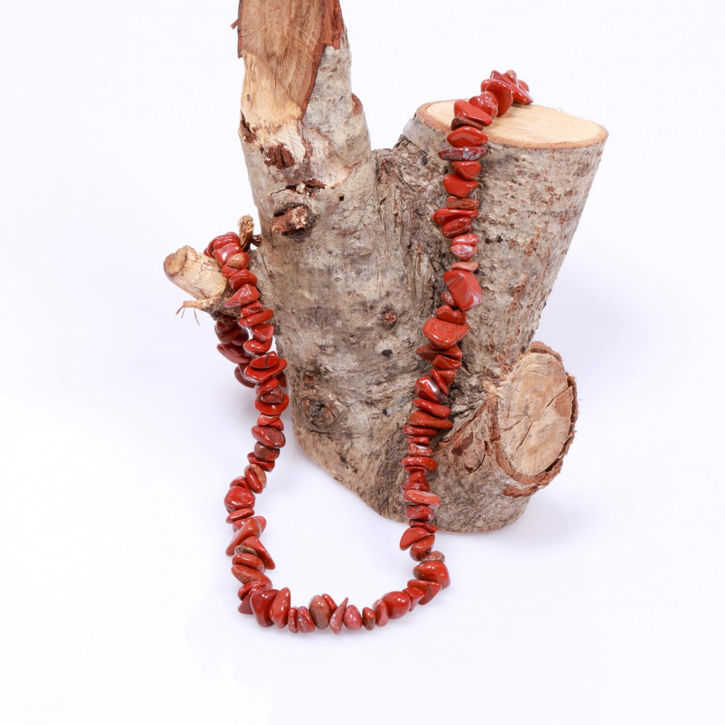 Jasper Taşı Şekilsiz Kolye