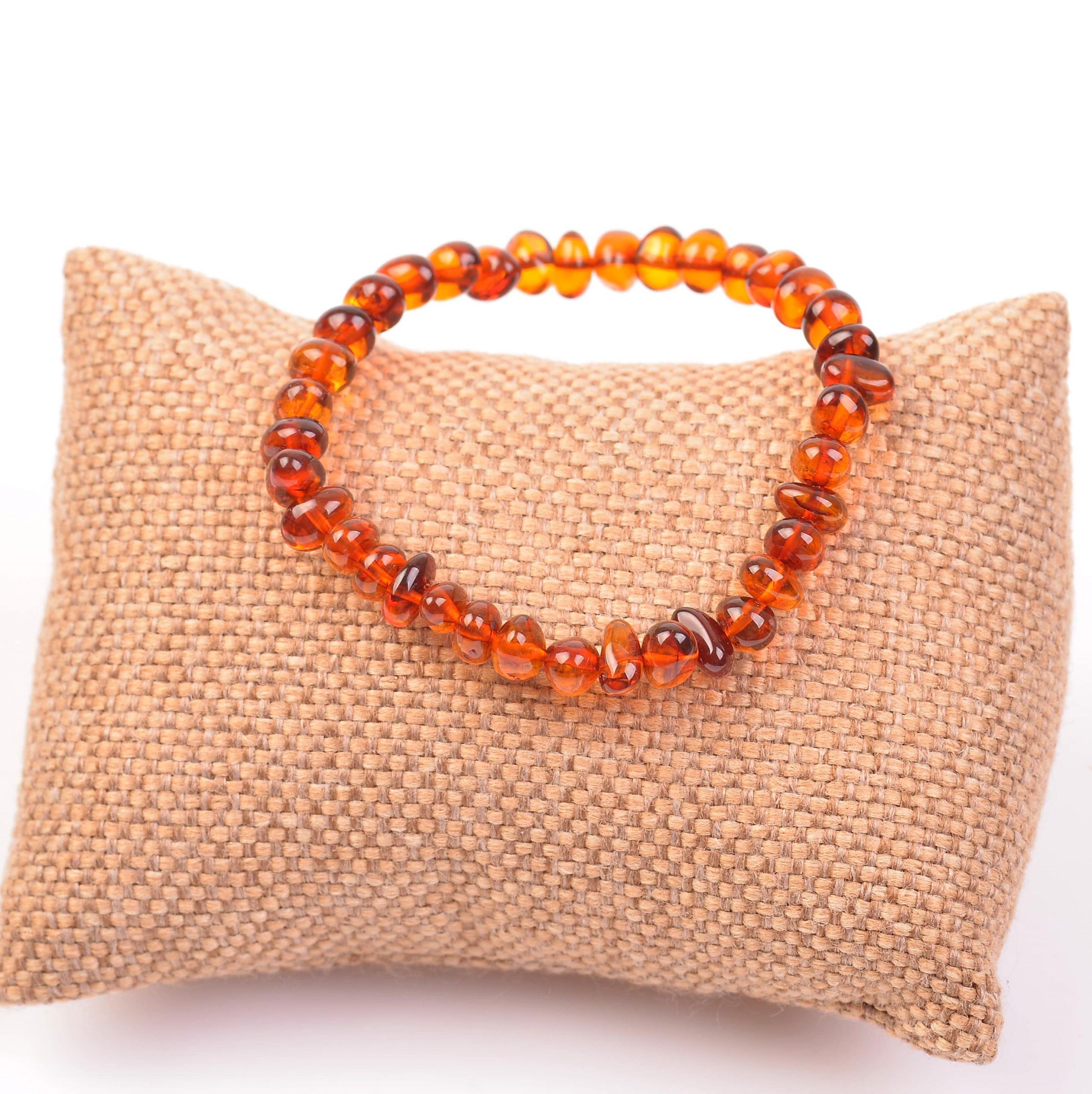 Kahverengi Drop Amber Bracelet Certified Ürün