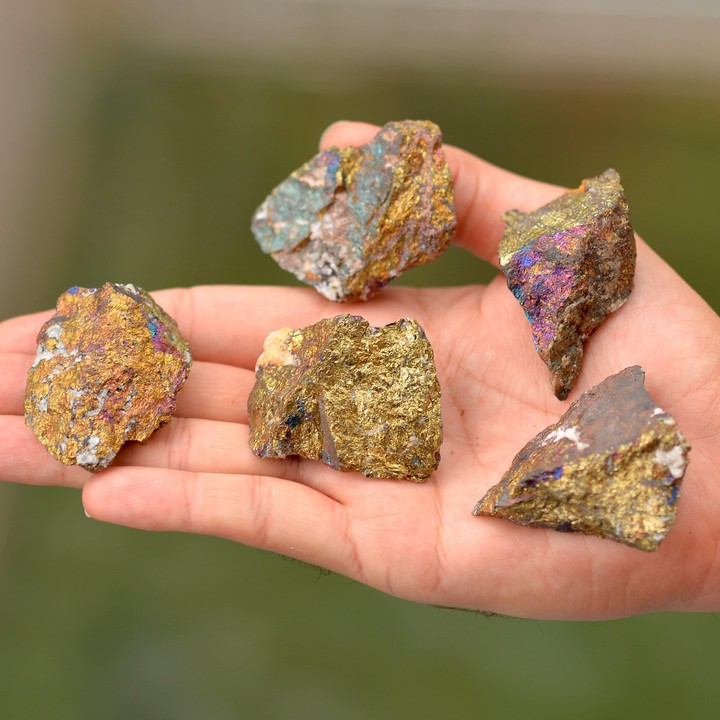 Kalkopirit Taşı Ham Kütle