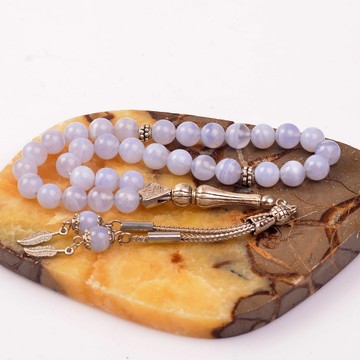 Kalsedon Taşı Tesbih ( 8 mm ) - 2