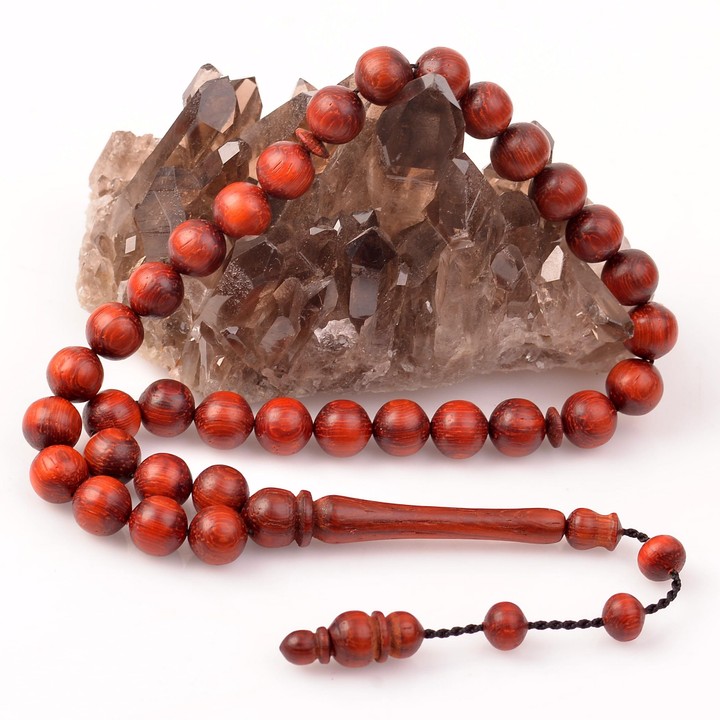 Kan Ağacı Tesbih - 9,5 mm - 2