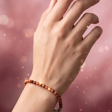 Yıldız Taşı Paslanmaz Çelik Bileklik – 4 mm - 1