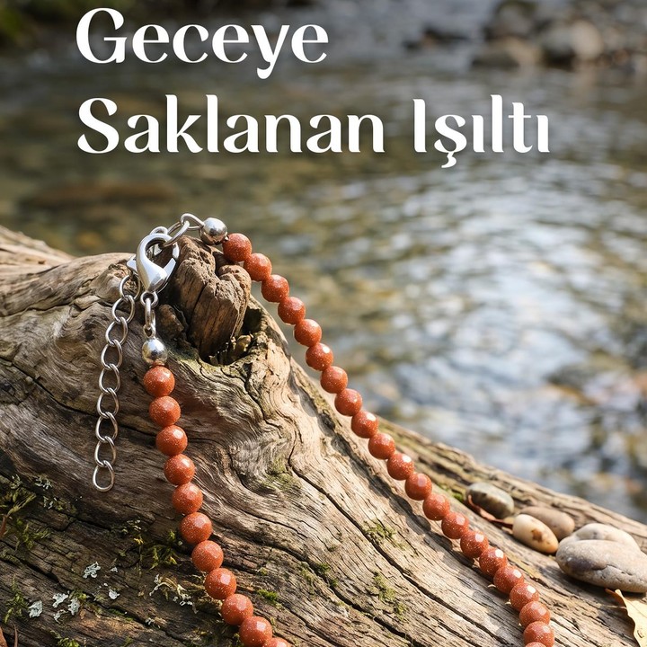 Yıldız Taşı Paslanmaz Çelik Bileklik – 4 mm