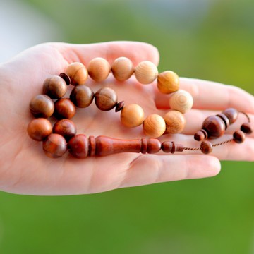 Karma Ağaç Efe Tesbihi - 14 mm - 2