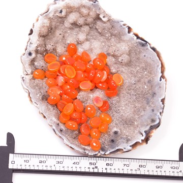 Karnelyan Akik Taşı Kabaşon - 6*8 mm Yüzük ve Kolye Taşı - 2