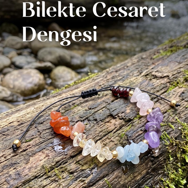 Koç Burcu Doğal Taş Bileklik - Ayarlamalı