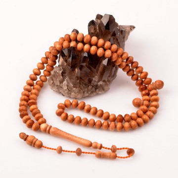 Kokulu Ardıç Ağacı Dua Tesbihi ( 6*8 mm ) - 2