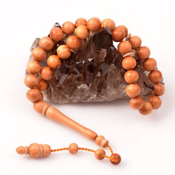 Kokulu Ardıç Ağacı Tesbih - 9,5 mm - 2